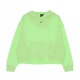 felpa leggera cappuccio donna w sportswear wash hoodie GHOST GREEN/BLACK