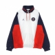 giacca a vento uomo paris saint-germain nylon hooded jacket WHITE/MIDNIGHT NAVY