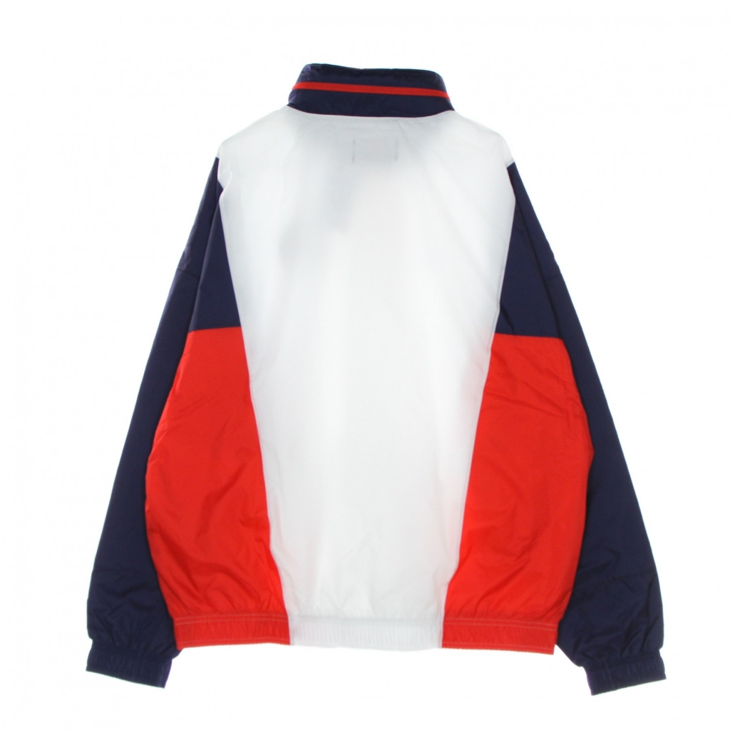 giacca a vento uomo paris saint-germain nylon hooded jacket WHITE/MIDNIGHT NAVY
