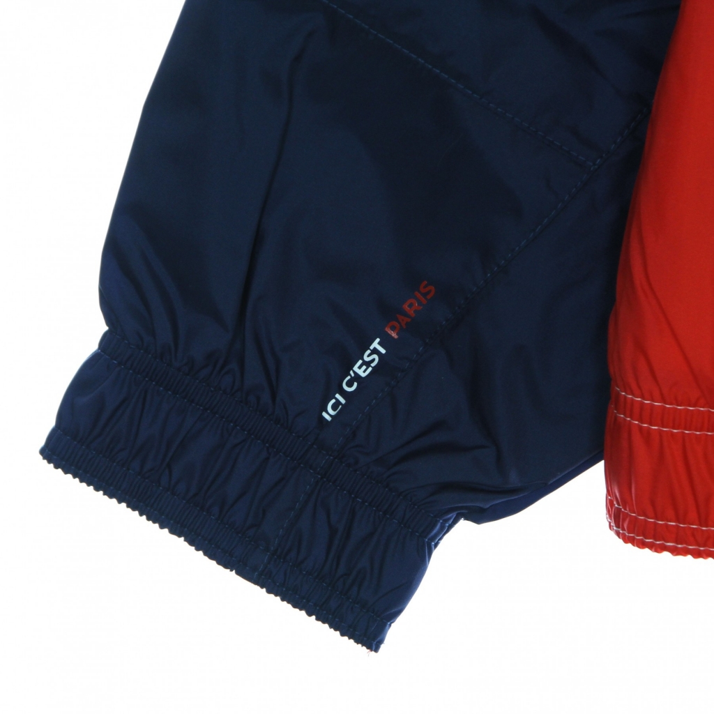 giacca a vento uomo paris saint-germain nylon hooded jacket WHITE/MIDNIGHT NAVY