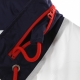giacca a vento uomo paris saint-germain nylon hooded jacket WHITE/MIDNIGHT NAVY
