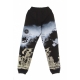 pantalone tuta leggero uomo clouds  flames jogger BLACK/MULTI