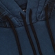 felpa leggera cappuccio uomo moleskin double hoodie PETROLEUM