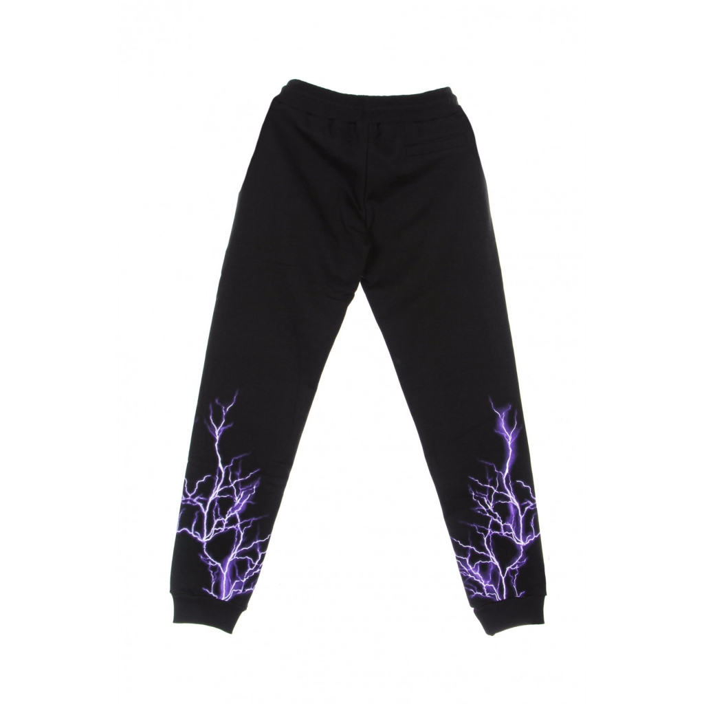 pantalone tuta leggero uomo purple lightning pants BLACK/PURPLE