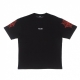 maglietta uomo red cobweb print tee BLACK/RED