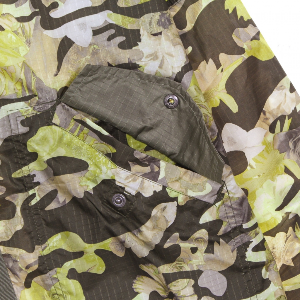 giacca tuta donna woven aop jacket CARGO KHAKI/LIGHT ARMY/BLACK