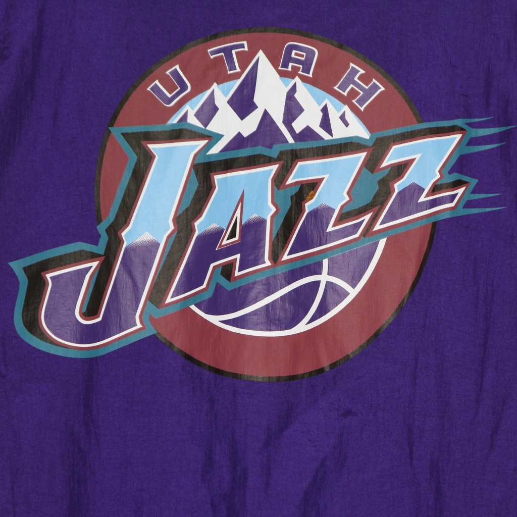 giacca a vento infilabile uomo nba highlight reel windbreaker hardwood classics utajaz ORIGINAL TEAM COLORS