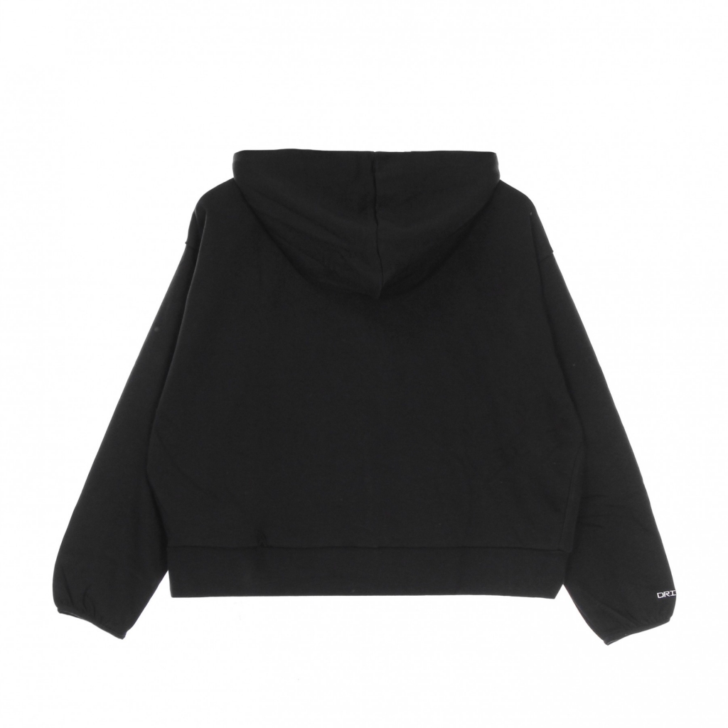 felpa leggera cappuccio donna w dri fit standard issue po hoodie BLACK/PALE IVORY