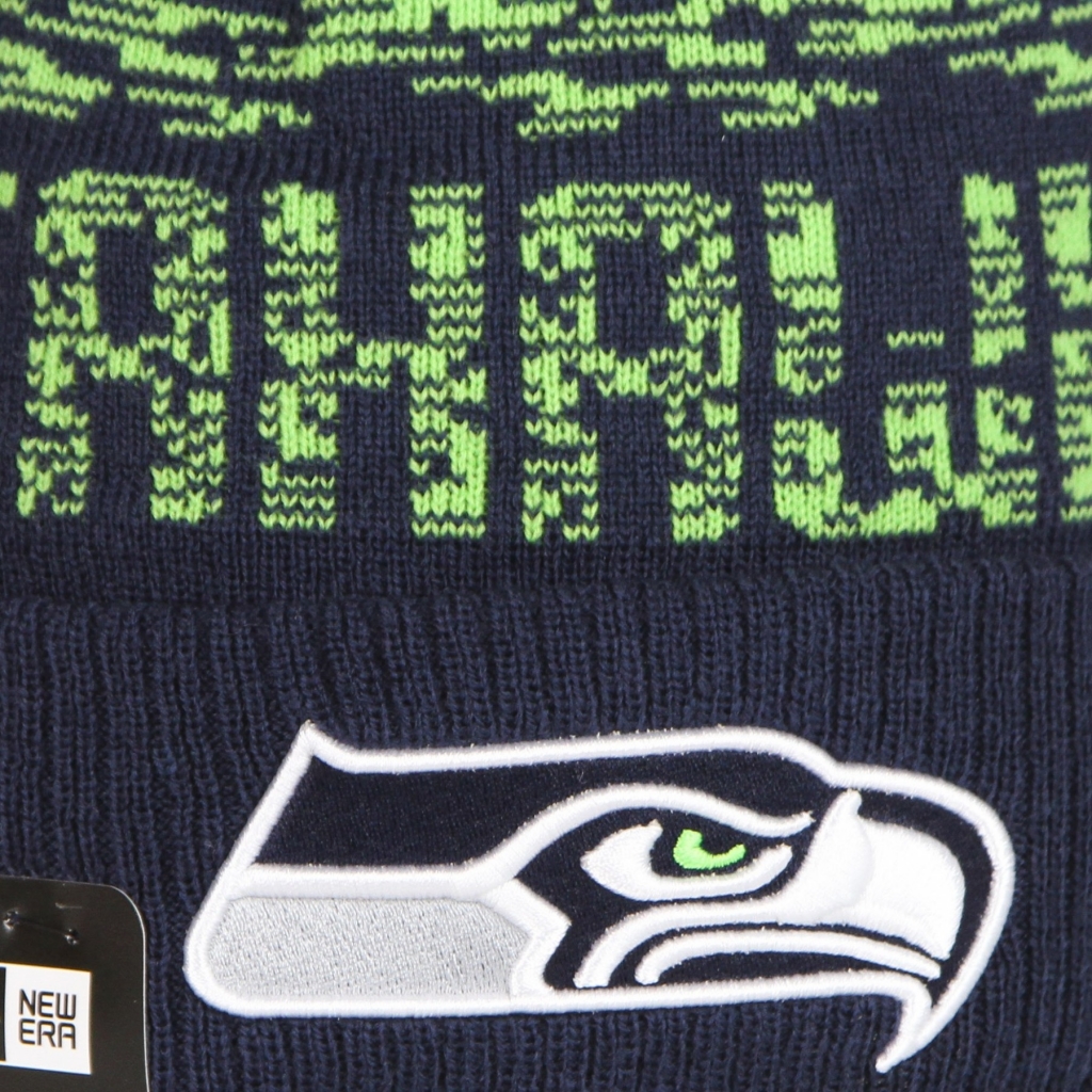 cappello pom pom uomo nfl sport knit cuff seasea ORIGINAL TEAM COLORS