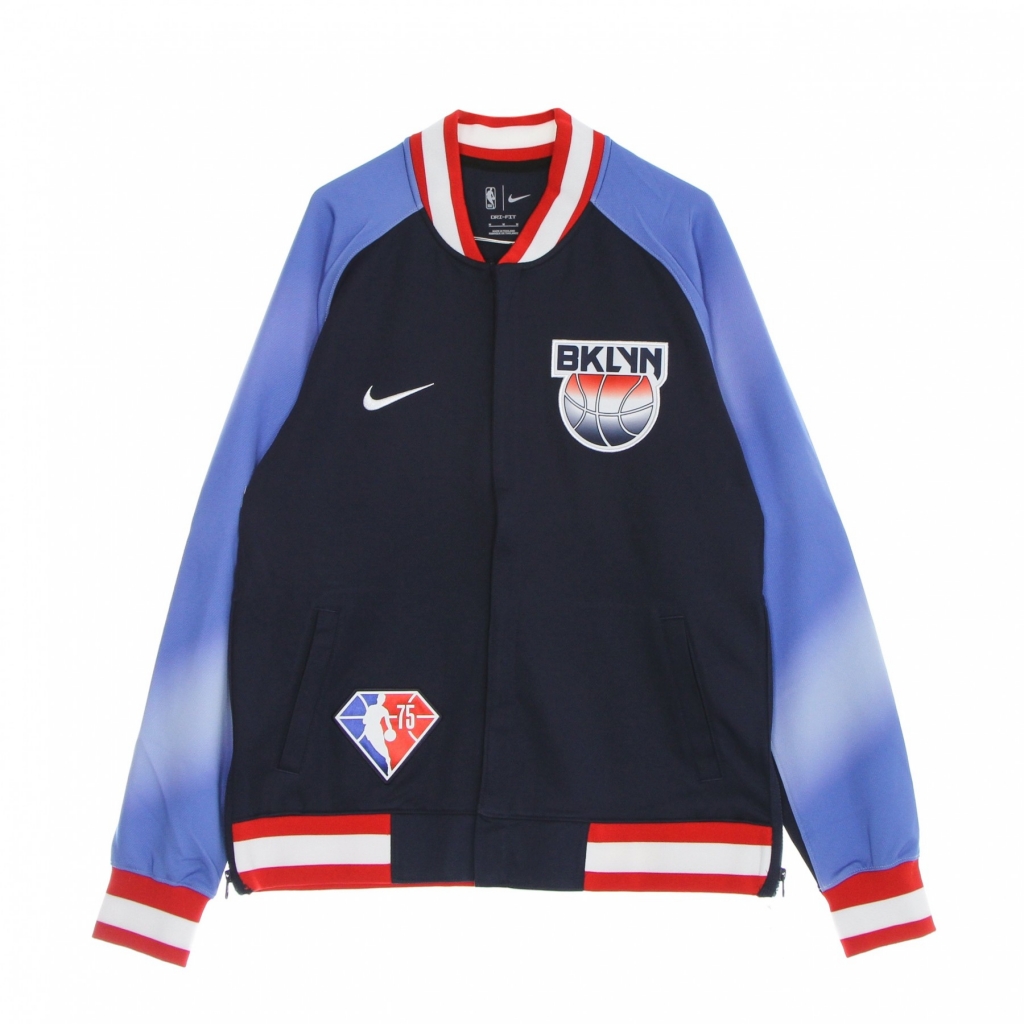 felpa leggera college uomo nba dri fit showtime l/s jacket bronet COLLEGE NAVY/UNIVERSITY RED/WHITE