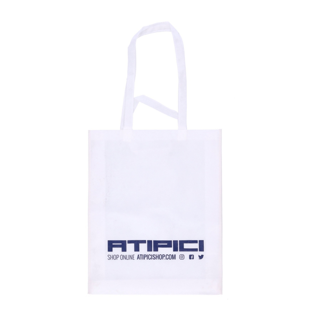 borsa uomo logo tote bag WHITE