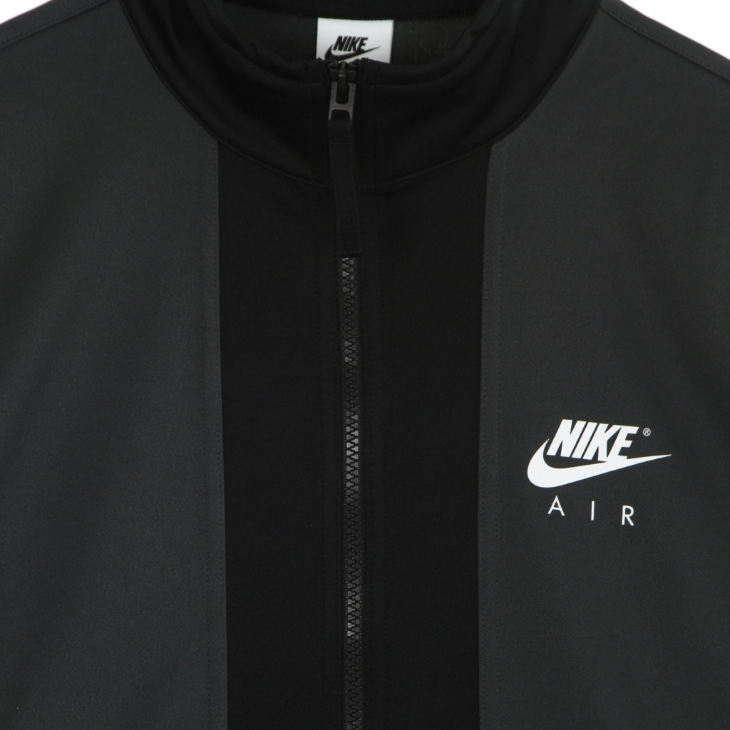 giacca tuta uomo air poly knit jacket BLACK/ANTHRACITE/WHITE