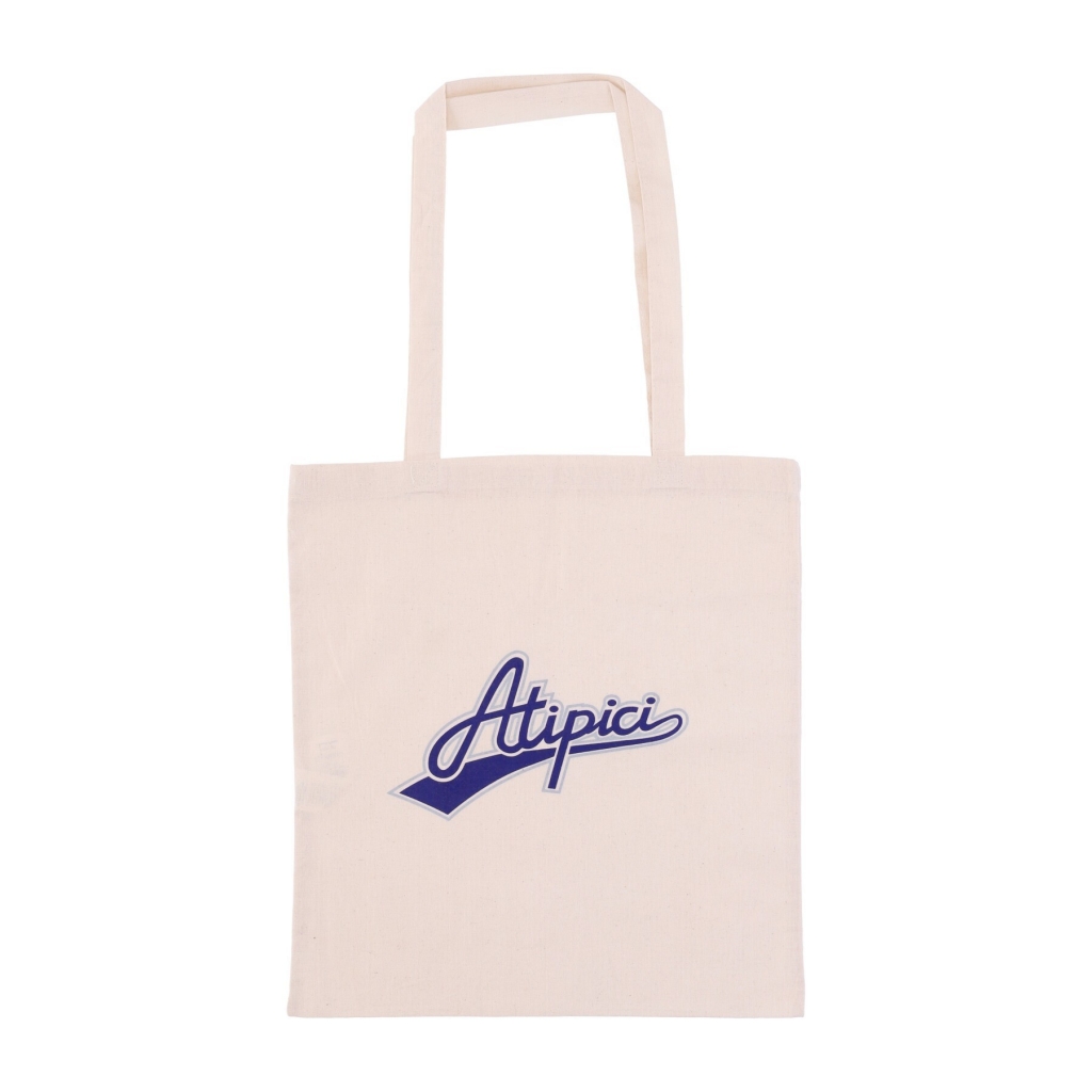 borsa uomo logo tote bag NATURAL