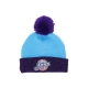 cappello pom pom uomo nba two tone pom beanie hwc utajaz TEAL