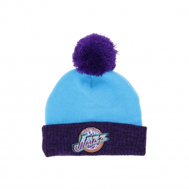 cappello pom pom uomo nba two tone pom beanie hwc utajaz TEAL