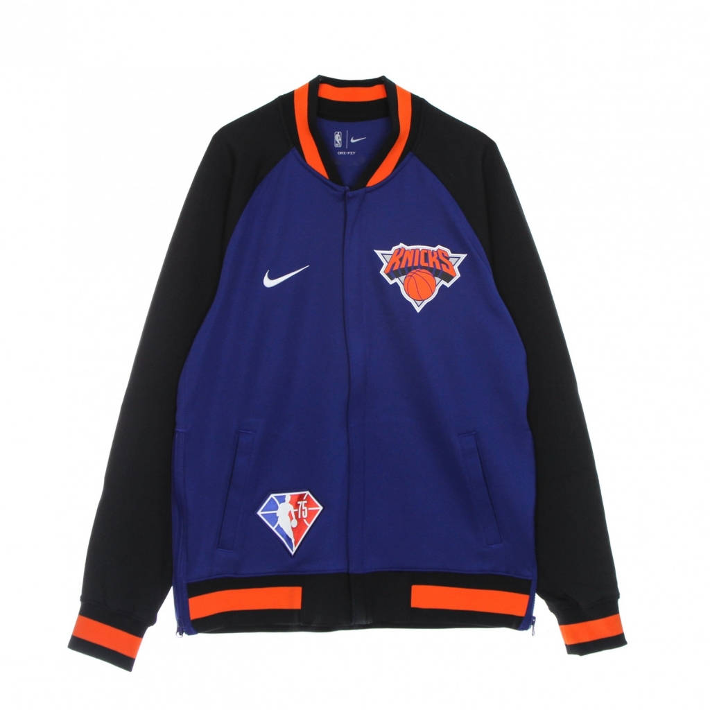 felpa leggera college uomo nba dri fit showtime l/s jacket neykni RUSH BLUE/BLACK/WHITE