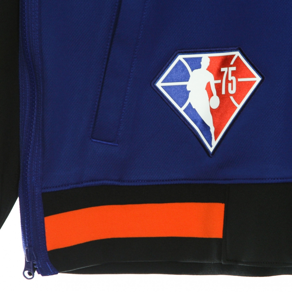 felpa leggera college uomo nba dri fit showtime l/s jacket neykni RUSH BLUE/BLACK/WHITE