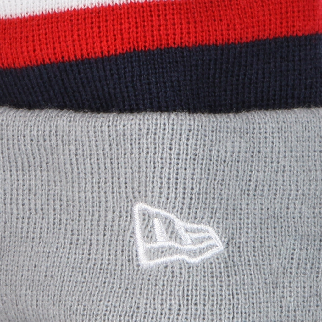 cappello pom pom uomo nfl striped cuff knit beanie neepat ORIGINAL TEAM COLORS
