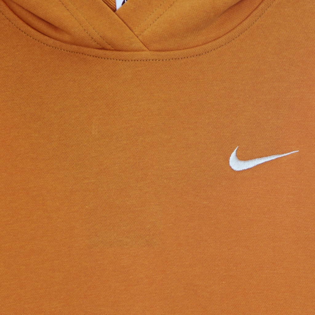 felpa leggera cappuccio donna sportswear swoosh fleece hoodie LIGHT CURRY/PEARL WHITE/DESERT OCHRE