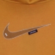 felpa leggera cappuccio donna sportswear swoosh fleece hoodie LIGHT CURRY/PEARL WHITE/DESERT OCHRE