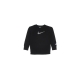 felpa leggera girocollo bambina bf daisy crew BLACK