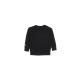 felpa leggera girocollo bambina bf daisy crew BLACK