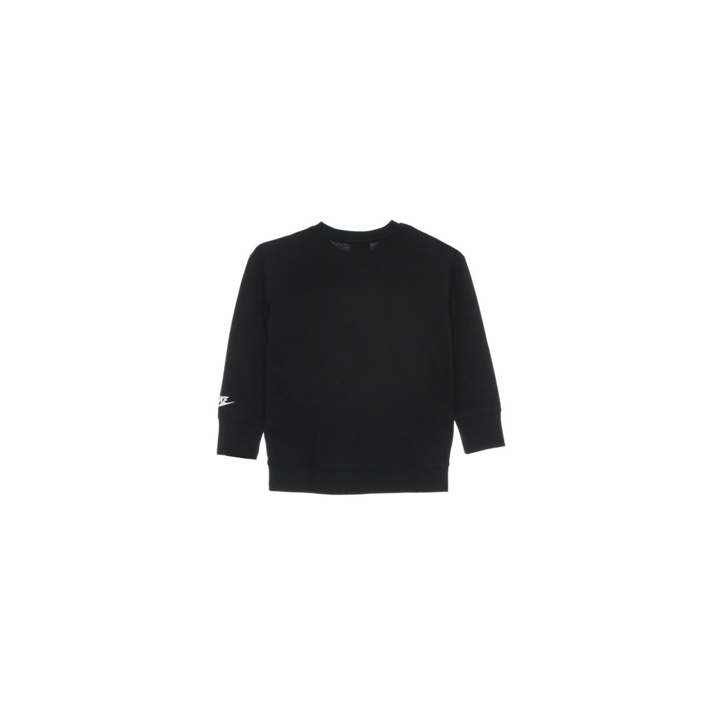 felpa leggera girocollo bambina bf daisy crew BLACK