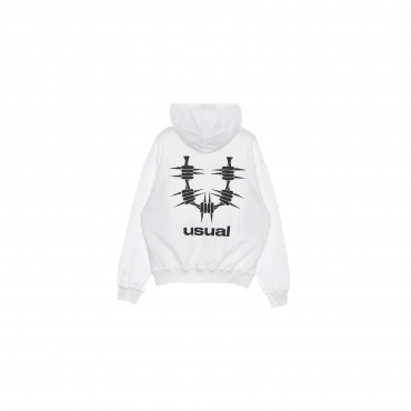 felpa leggera cappuccio uomo og hoodie WHITE