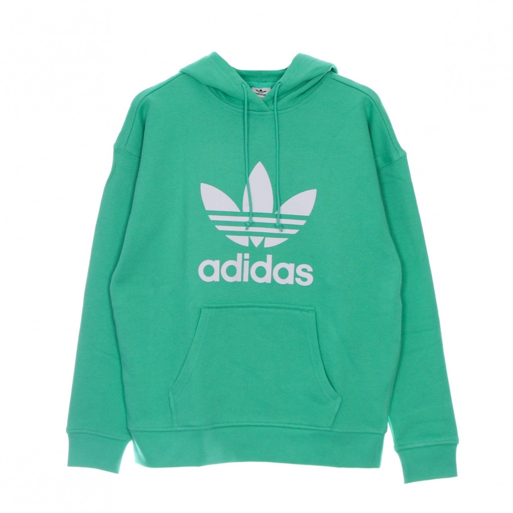 Adidas trefoil hoodie grün discount