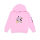 felpa leggera cappuccio bambina lassan hoody LILAC SACHET