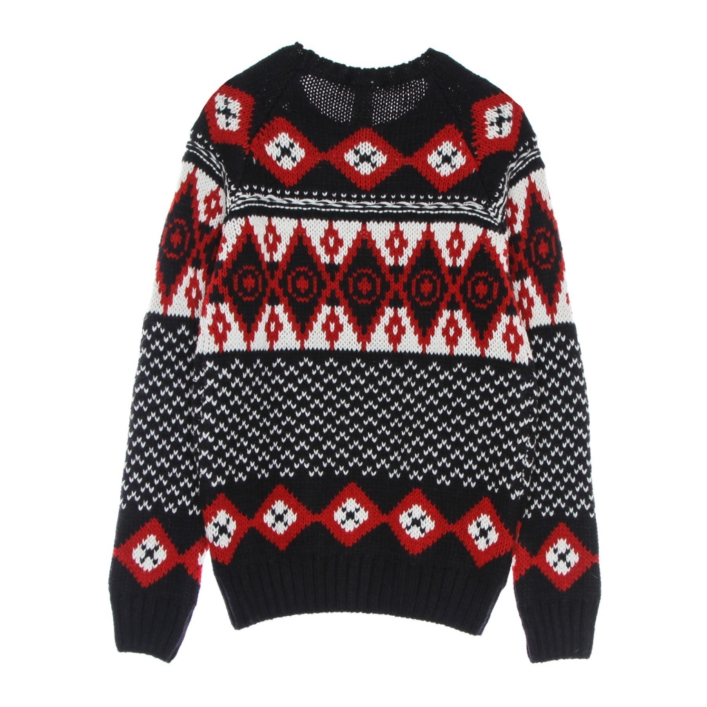 maglione uomo maglia lana fantasia NAVY/MULTI
