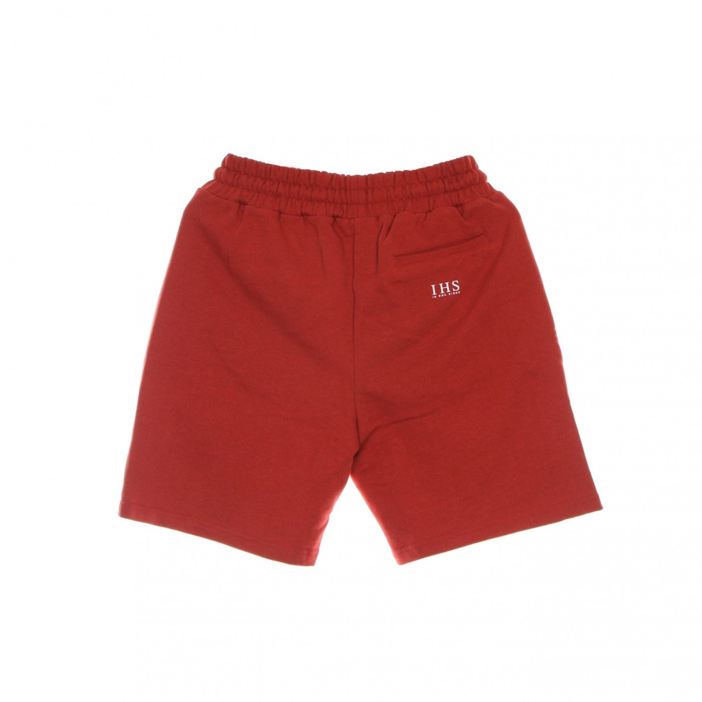 pantalone corto tuta uomo choose your mask short RED