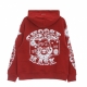 felpa leggera cappuccio uomo choose your mask hoodie RED