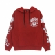 felpa leggera cappuccio uomo choose your mask hoodie RED