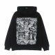 felpa leggera cappuccio uomo respect your demon basic hoodie BLACK