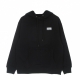 felpa leggera cappuccio uomo respect your demon basic hoodie BLACK
