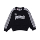 felpa leggera girocollo ragazza logo crewneck BLACK/WHITE