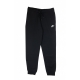 pantalone tuta felpato donna sportswear essential BLACK/WHITE