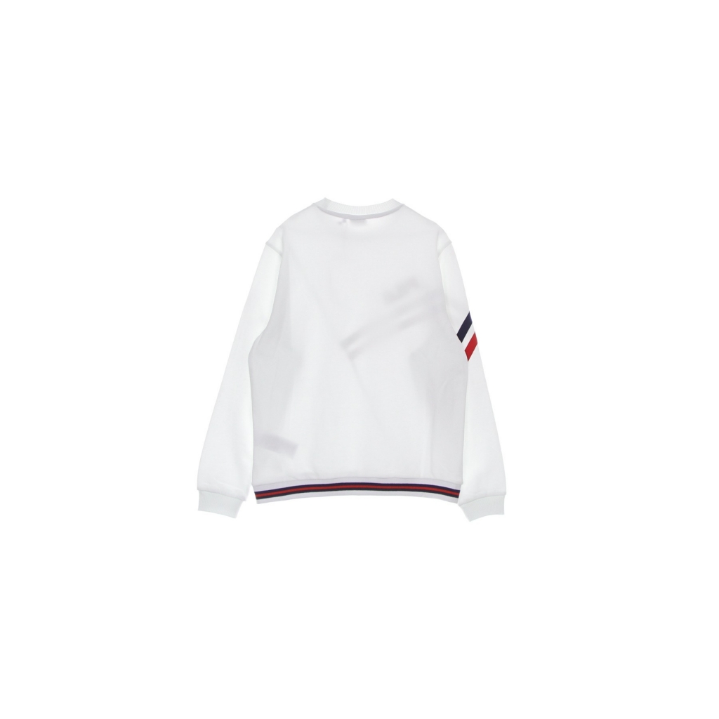 felpa leggera girocollo uomo zeitz crew sweat BRIGHT WHITE