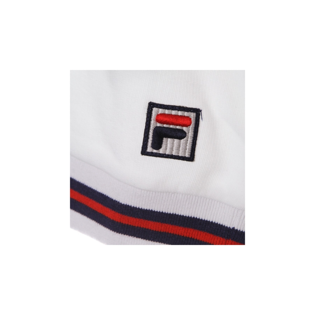 felpa leggera girocollo uomo zeitz crew sweat BRIGHT WHITE