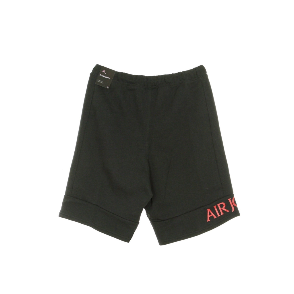 pantalone corto tuta felpato uomo  jumpman classics short BLACK/BLACK