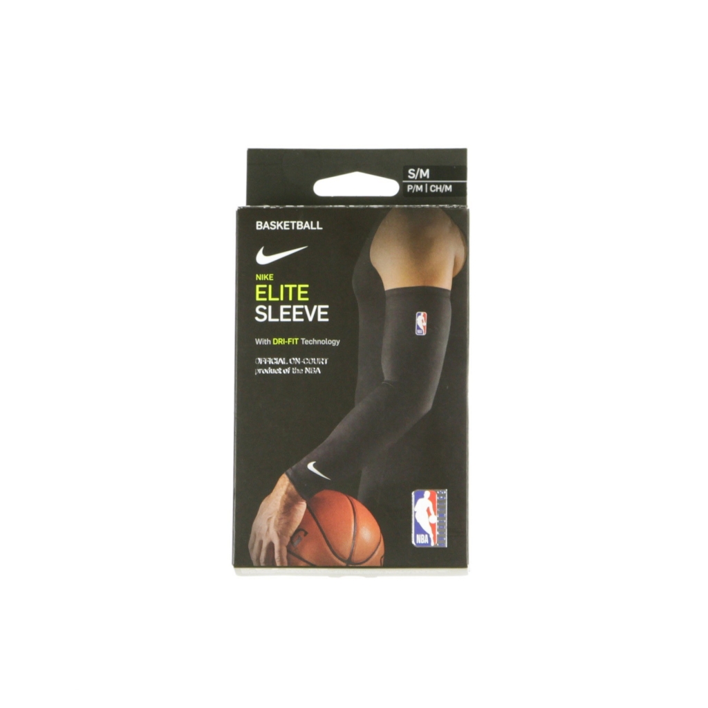 manica da basket uomo shooter sleeve nba BLACK/WHITE