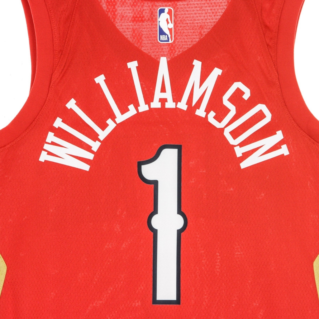canotta basket uomo nba swingman jersey jordan statement edition 2020 no 1 zion williamson neopel UNIVERSITY RED