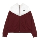 completo tuta donna sportswear track suit DARK BEETROOT/WHITE/BLACK