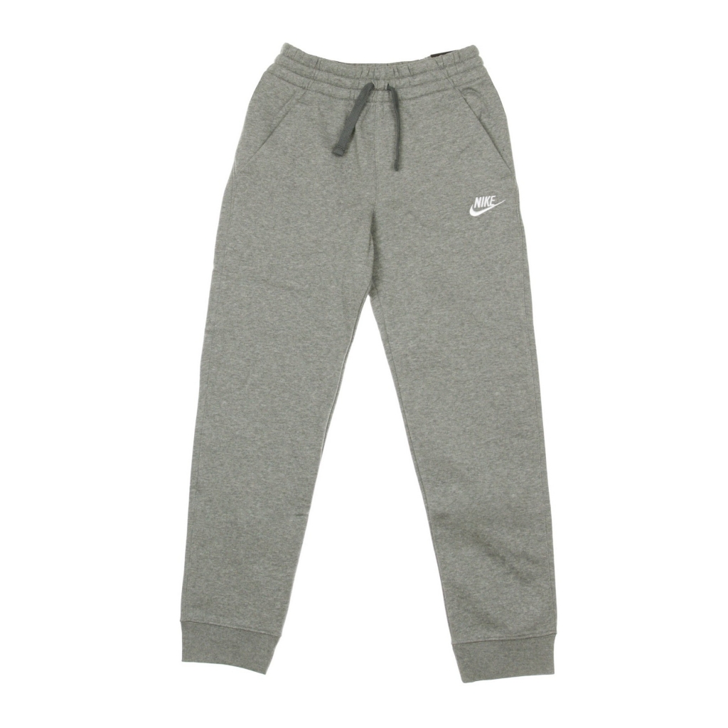 completo tuta ragazzo sportswear core CARBON HEATHER/DARK GREY/WHITE