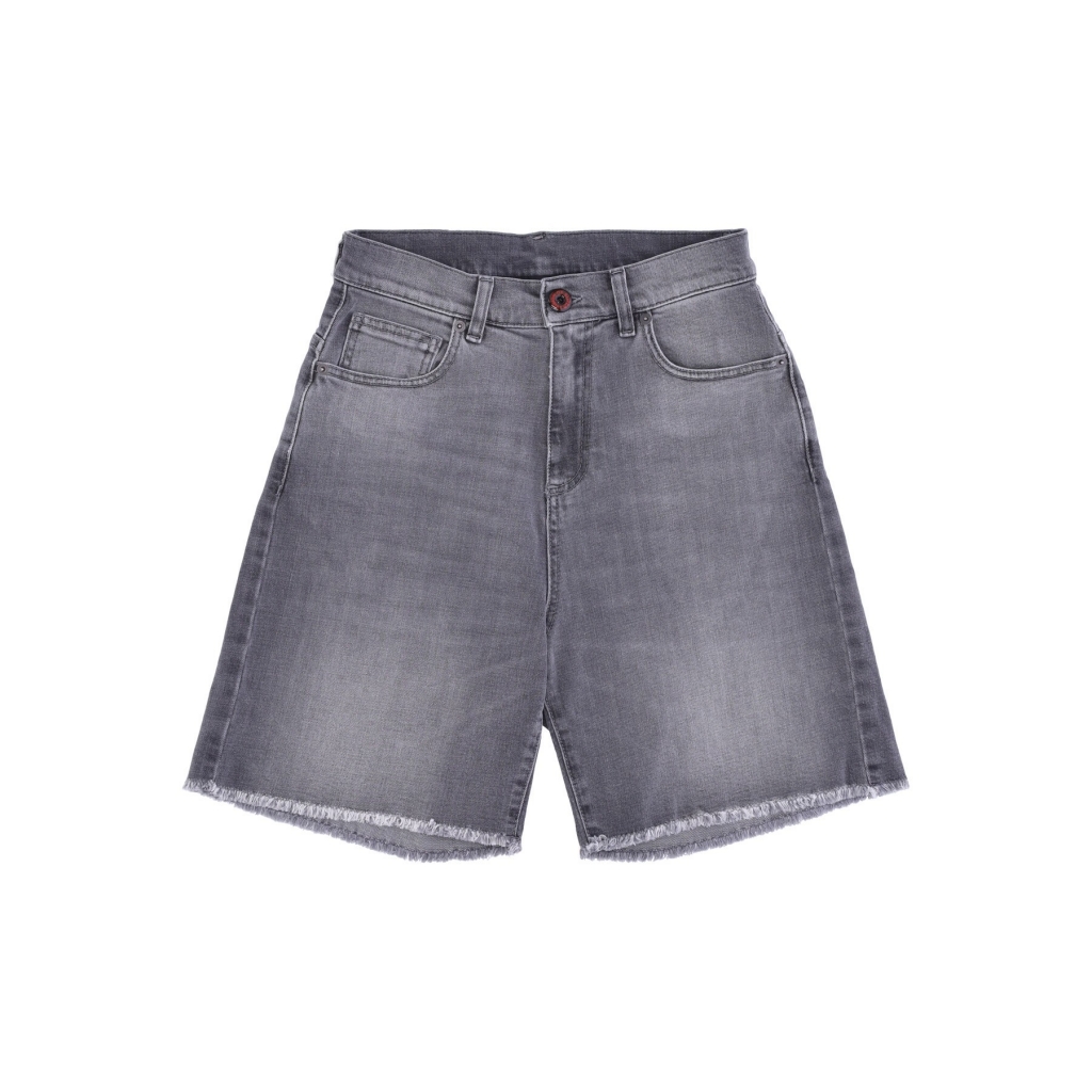 jeans corto uomo red coating denim shorts GREY