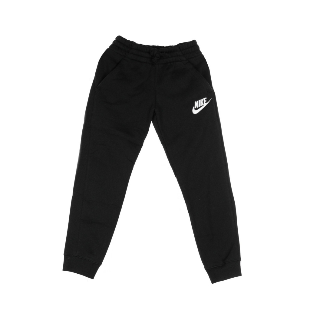 pantalone tuta felpato ragazzo club jogger pant BLACK/BLACK/WHITE