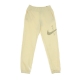 pantalone tuta felpato donna sportswear swoosh FOSSIL/STONE
