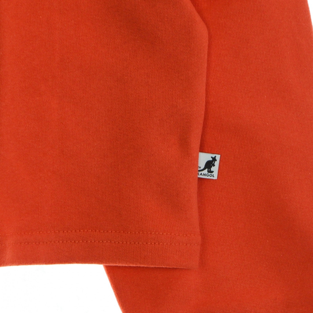 felpa leggera cappuccio corta donna essential hoodie CHERRY