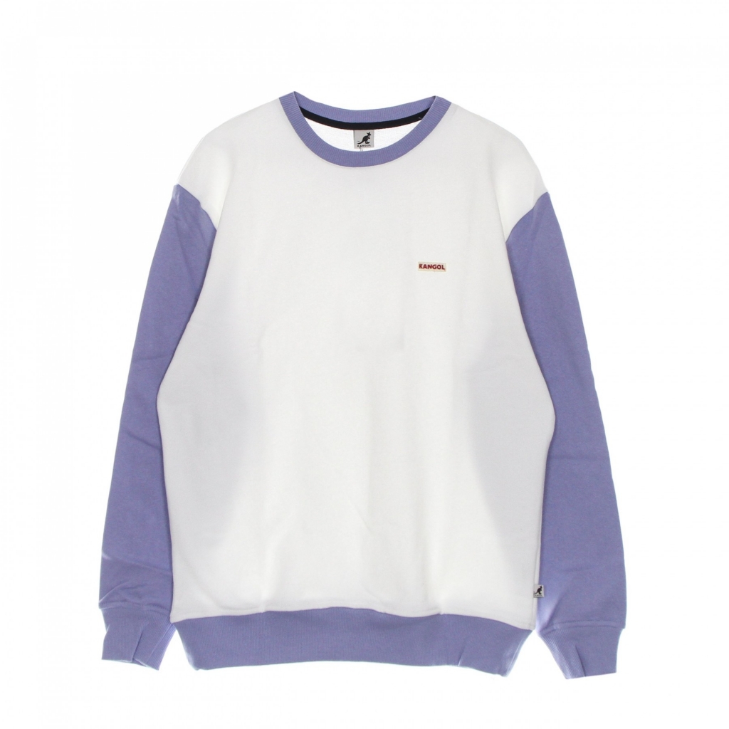 felpa leggera girocollo uomo heritage taped crew sweat ICED LILAC
